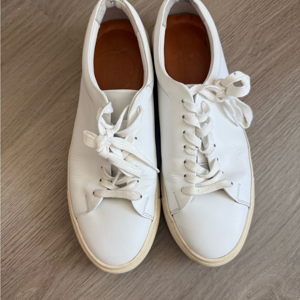 Classic White Men's Sneakers